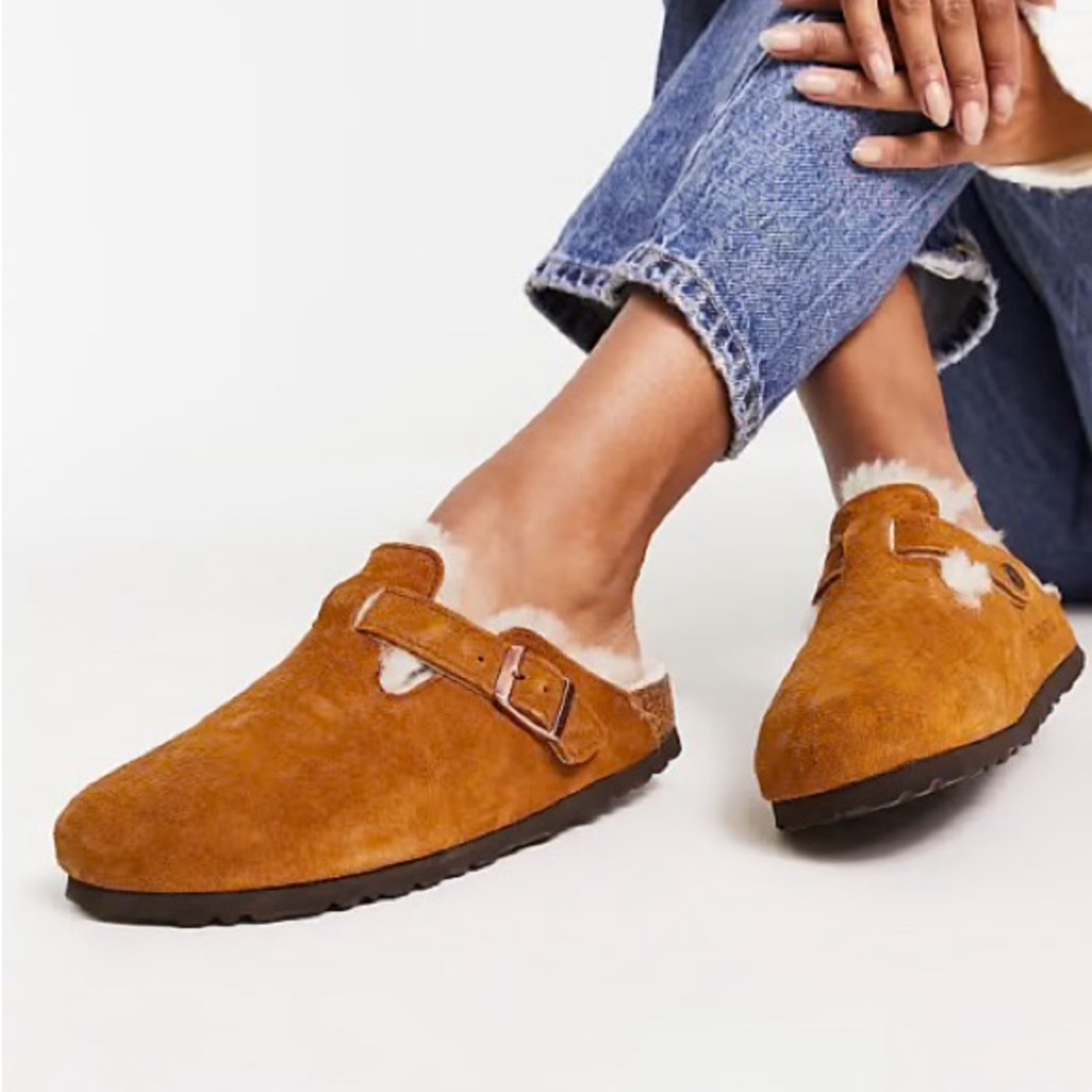 Birkenstock Boston Shearling Clogs